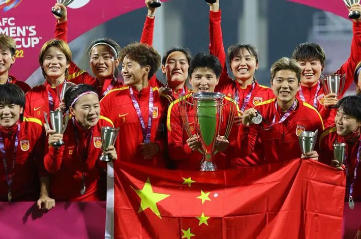 中国女足夺冠