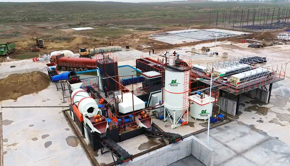 大宗石油污染土壤及落地油泥处理设备