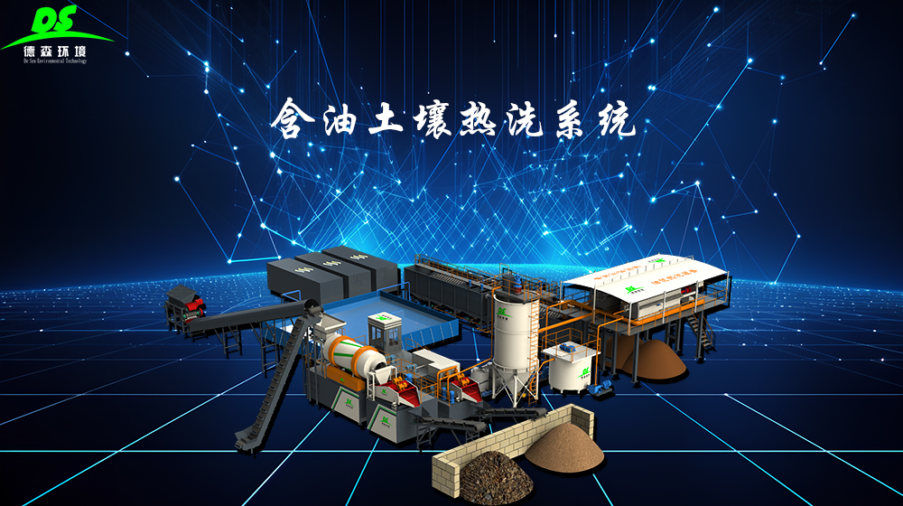 含油土壤热洗系统